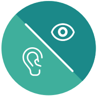 Visuel Acceo - service sourds, malentendants, aveugles et aphasiques